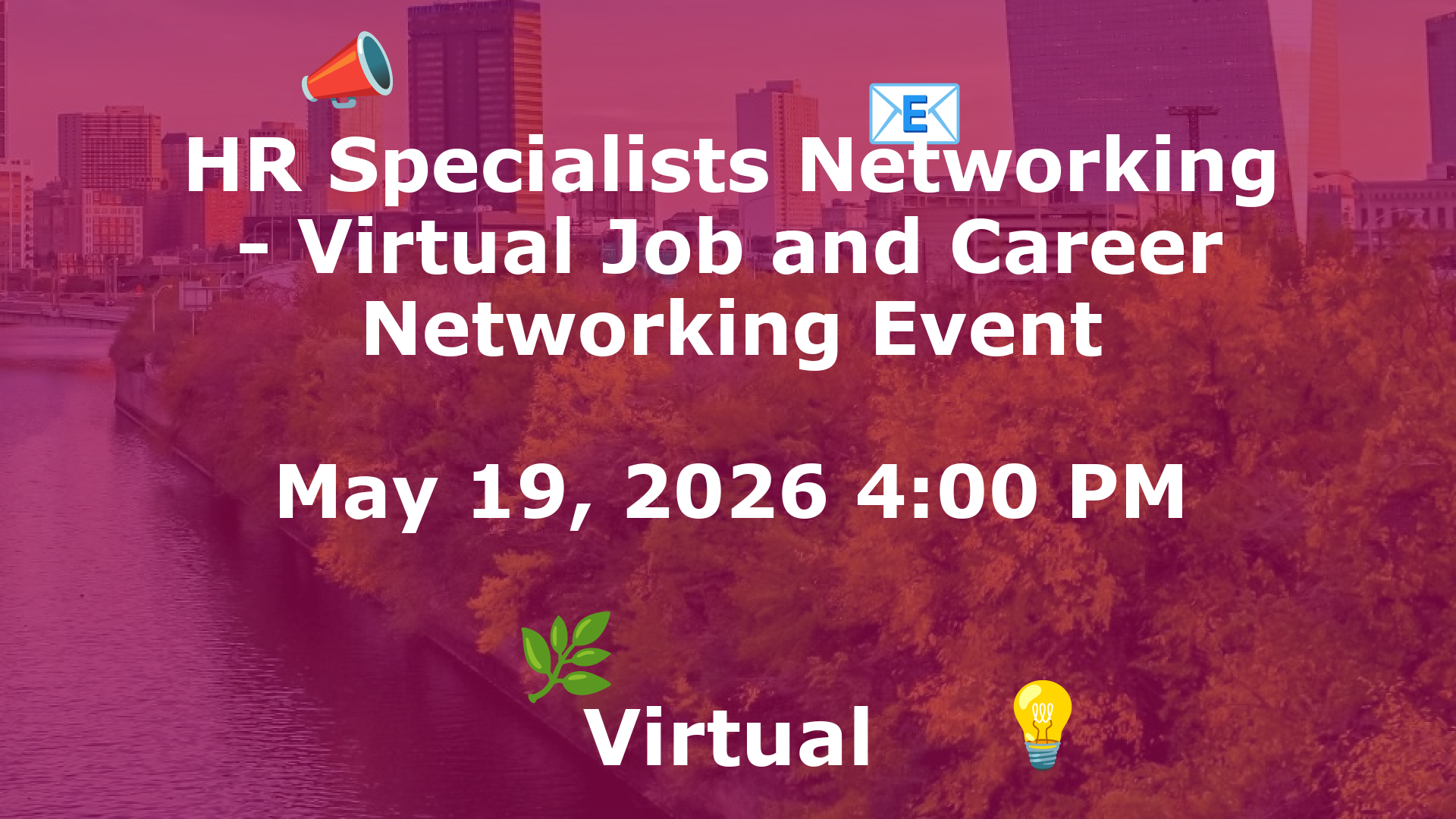 HR Specialists Networking - Virtual Job and Career Networking Event event image
